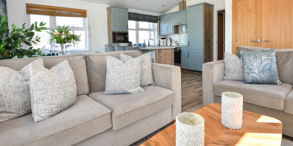 Wessex Dune, coffee table and sofas at The Warren