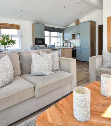 Wessex Dune, coffee table and sofas at The Warren