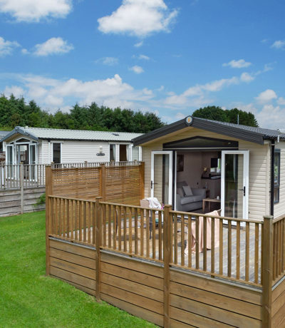 Outside shot of Dartmoor View Lodges
