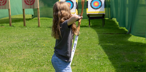 Devon Hills Girl Doing Archery