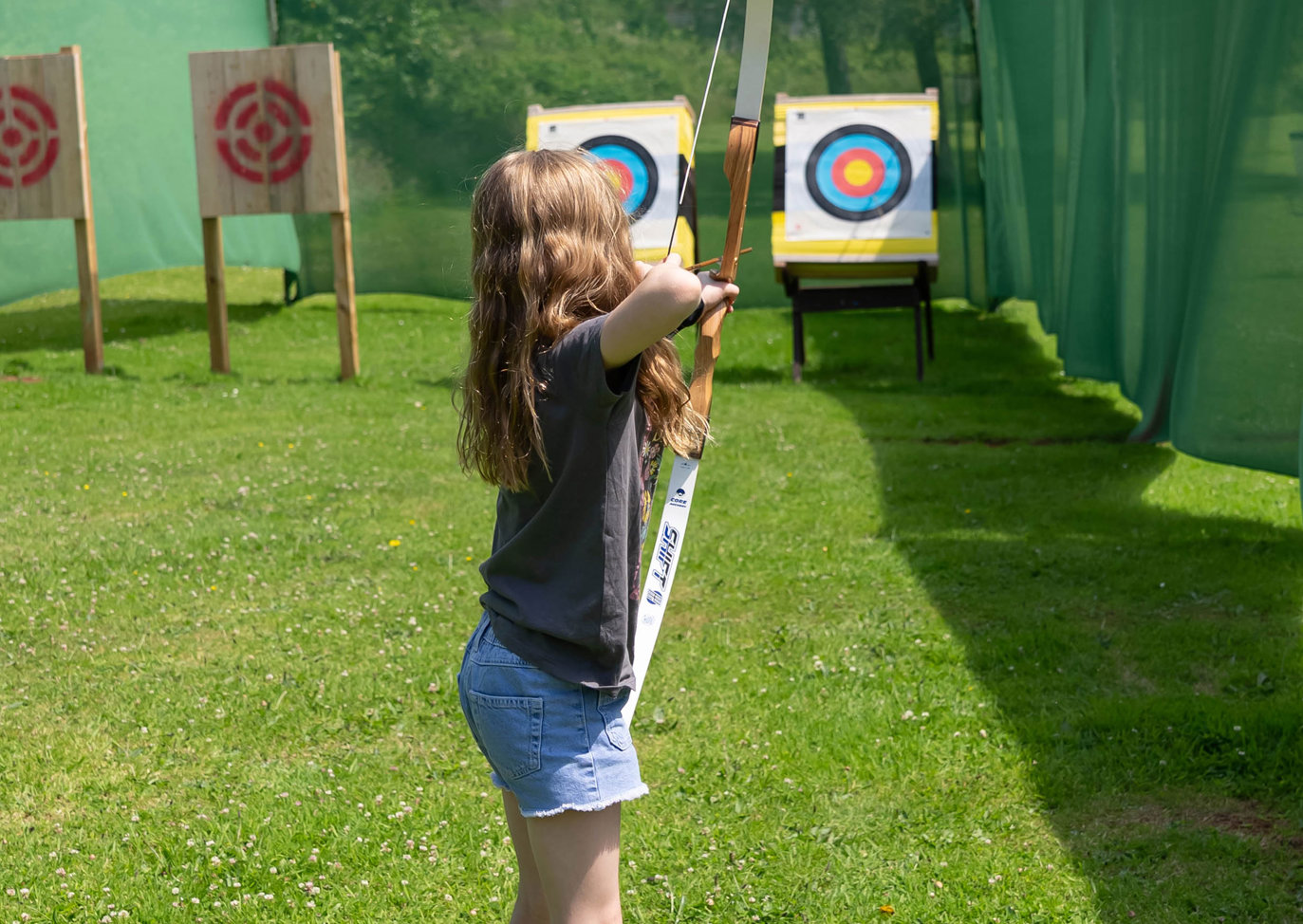 Devon Hills Girl Doing Archery
