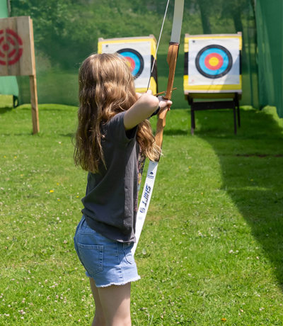 Devon Hills Girl Doing Archery