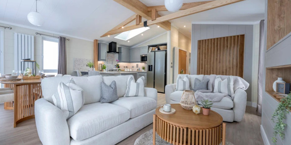 Wessex Contemporary living room sofas at The Warren 
