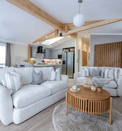 Wessex Contemporary living room sofas at The Warren 