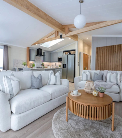 Wessex Contemporary living room sofas at The Warren 