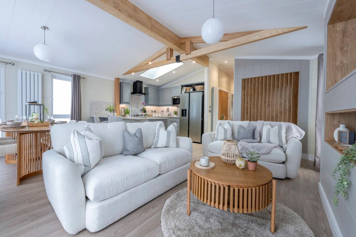 Wessex Contemporary living room sofas at The Warren 