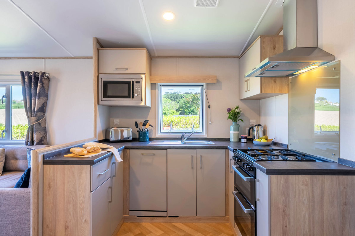 Carnaby Ashdale, entire kitchen at Praa Sands