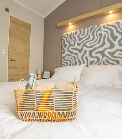 Sunseeker Spirit, master bedroom at Praa Sands