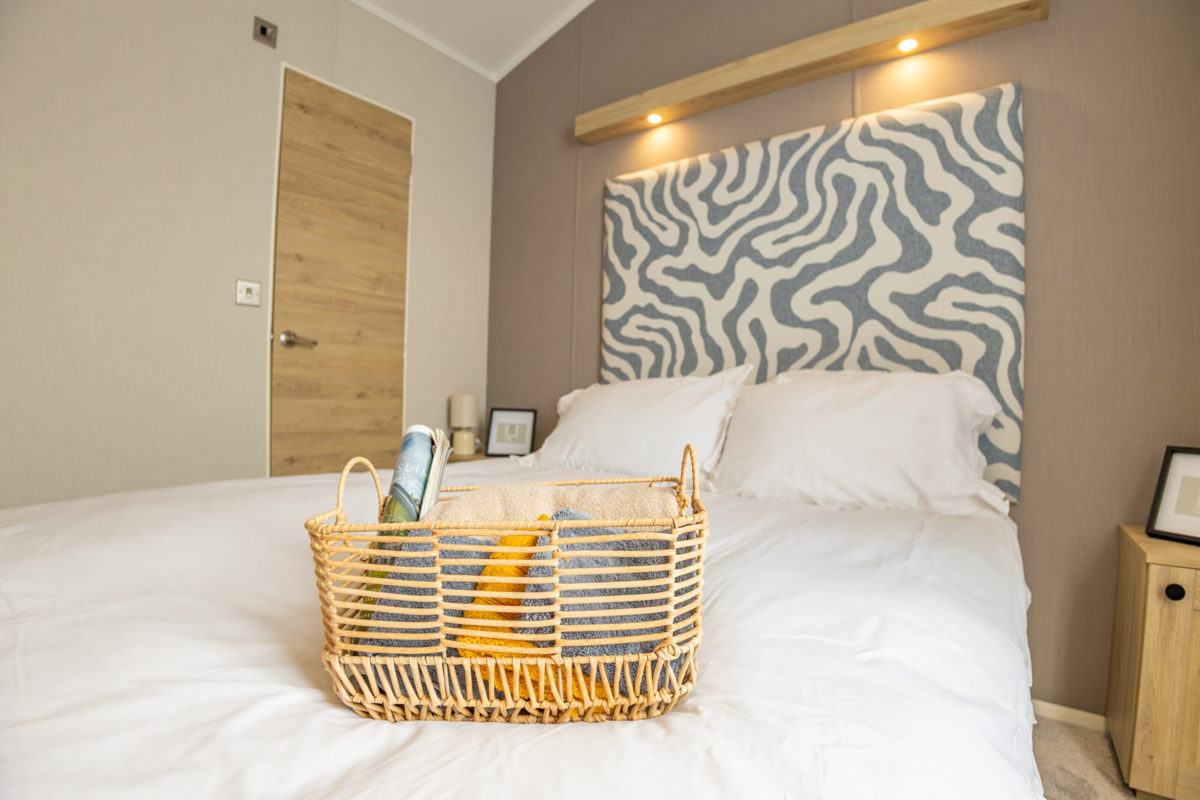 Sunseeker Spirit, master bedroom at Praa Sands