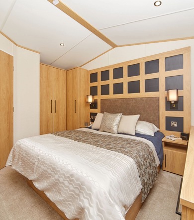 Carnaby Chantry, master bedroom at Brokerswood