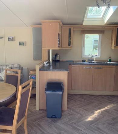Swift Chamonix, open plan kitchen at Dartmoor