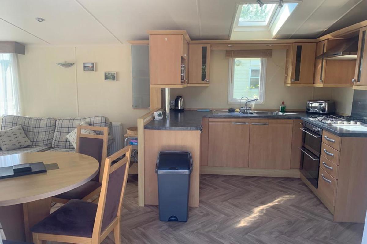 Swift Chamonix, open plan kitchen at Dartmoor