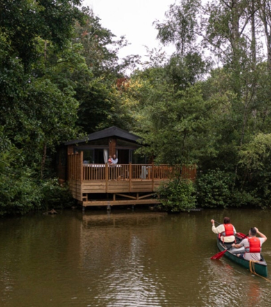 Wessex Contemporary, outside view at Brokerswood