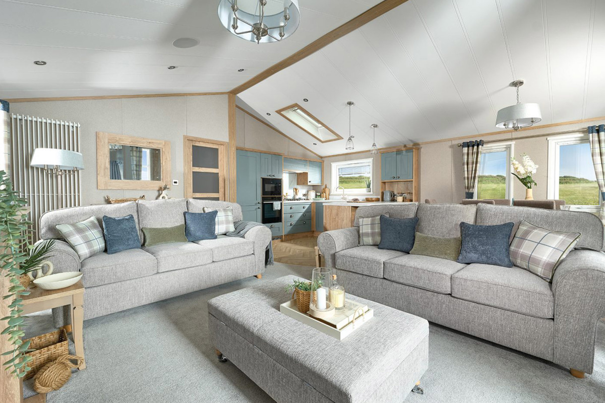 ABI Harrogate, lounge with sofas at Finlake