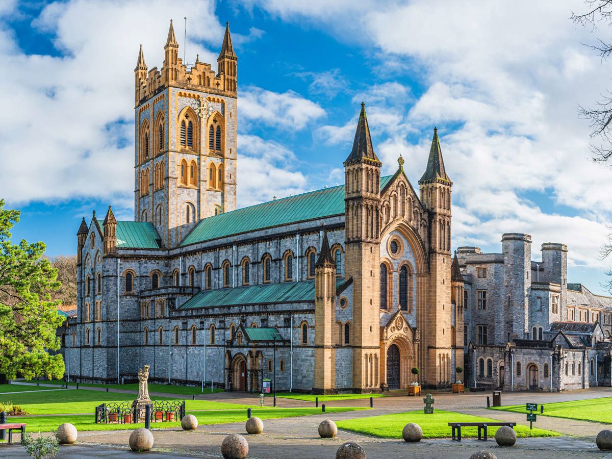 Front of Buckfast Abbey