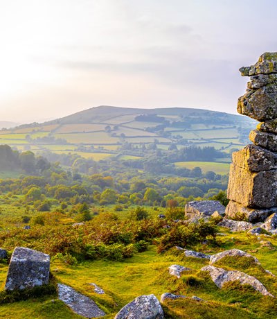 Scenic shot of Dartmoor National Park