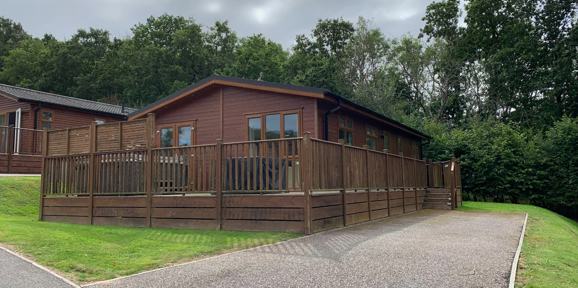 Buckland Lodge, exterior at Finlake