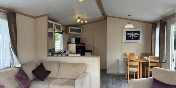 Carnaby Melrose, open plan living area at Dartmoor View