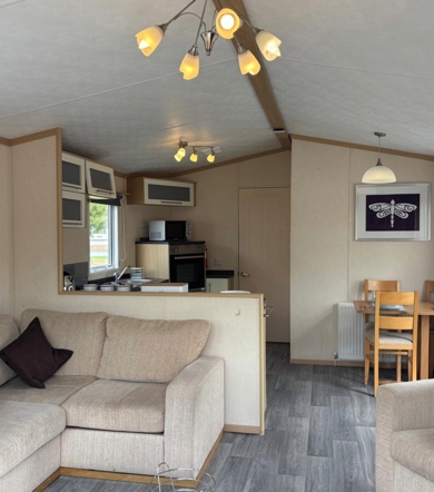 Carnaby Melrose, open plan living area at Dartmoor View