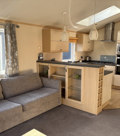 Regal Autograph, living room and kitchen at Finlake