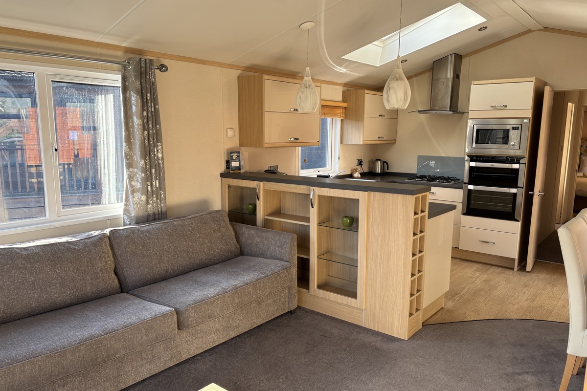 Regal Autograph, living room and kitchen at Finlake