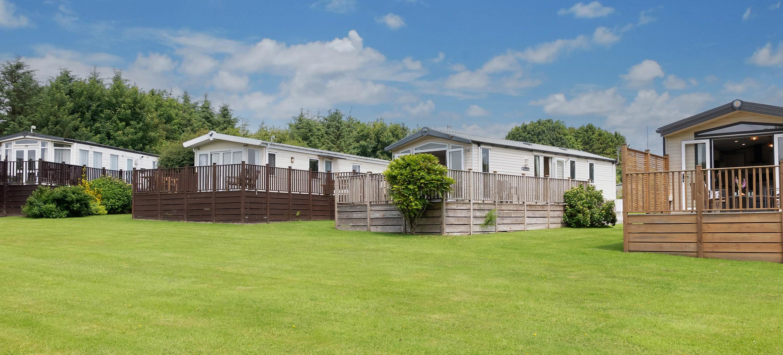 Dartmoor Caravans Along The Grass View