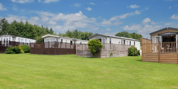Dartmoor Caravans Along The Grass View