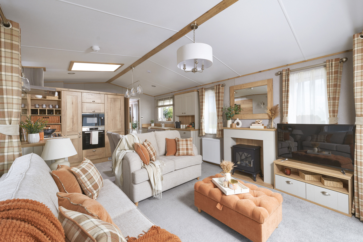 ABI Ambleside. lounge, kitchen and windows at Devon Hills