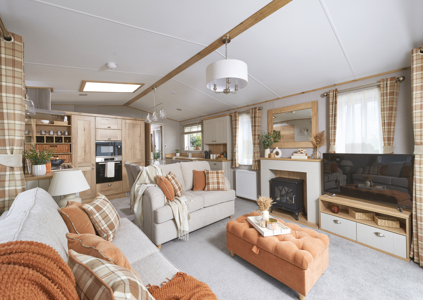 ABI Ambleside. lounge, kitchen and windows at Devon Hills