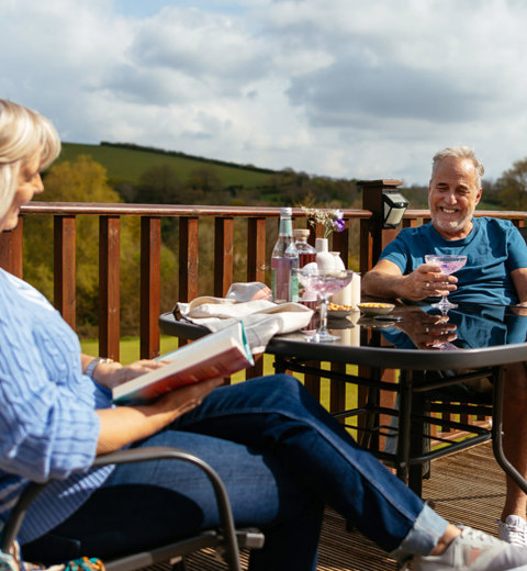 Devon Hills Couple On Decking
