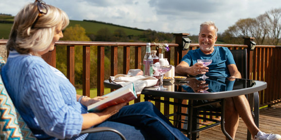 Devon Hills Couple On Decking
