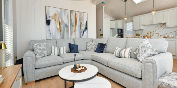 Retreat Coastal, sofa at The Warren