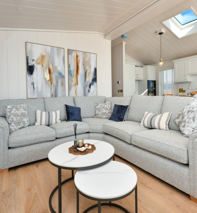 Retreat Coastal, sofa at The Warren