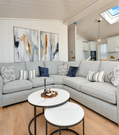 Retreat Coastal, sofa at The Warren