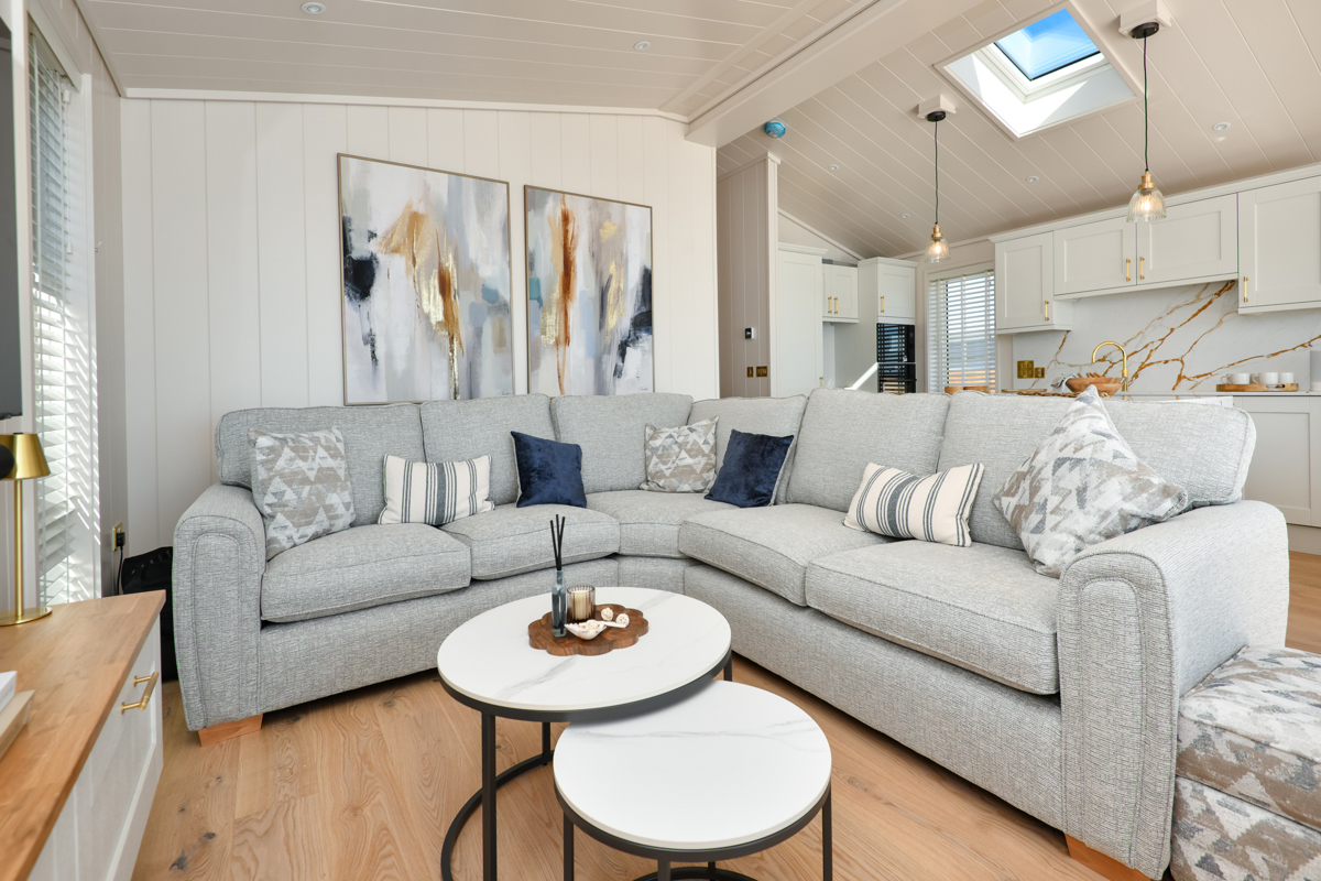 Retreat Coastal, sofa at The Warren