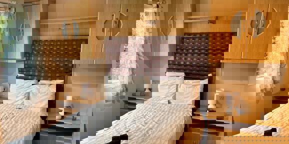 Carnaby Casablanca, master bedroom at Dartmoor View