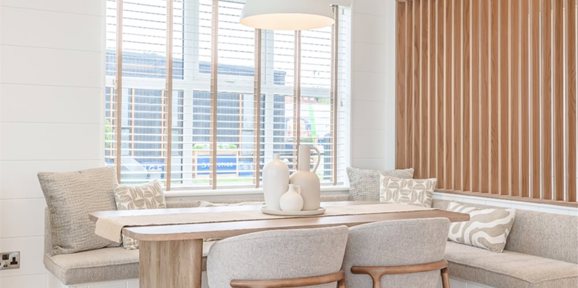 Prestige Aura, dining area at The Warren