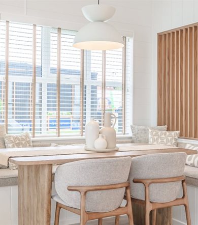 Prestige Aura, dining area at The Warren