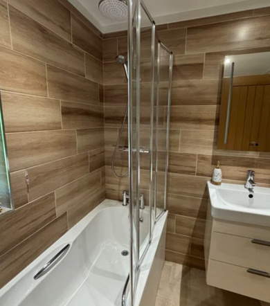 Wessex Classic, shower at Brokerswood