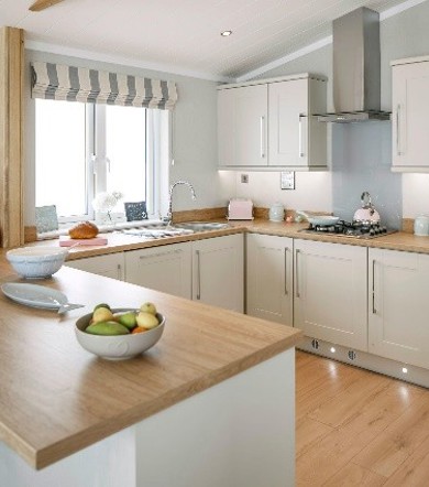 Wessex Contemporary, kitchen at Brokerswood