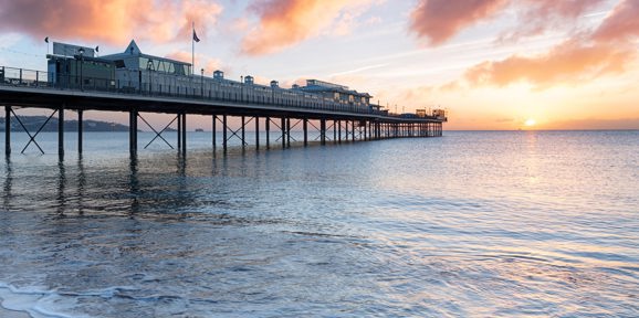 Paignton Pier in Sunrise 