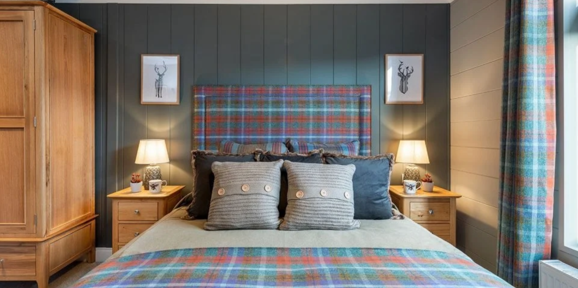 Prestige Foresters, master bedroom at Brokerswood