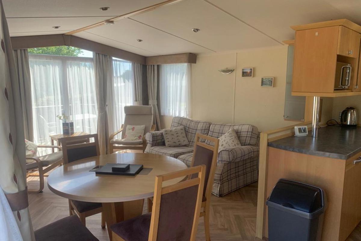 Swift Chamonix, living area at Dartmoor