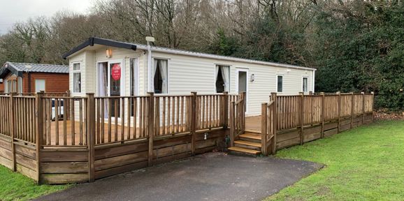 Carnaby Finesse, outside decking at Finlake