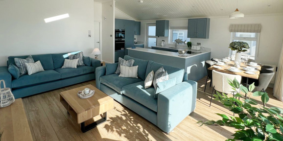 Lissett Utopia living room at The Warren