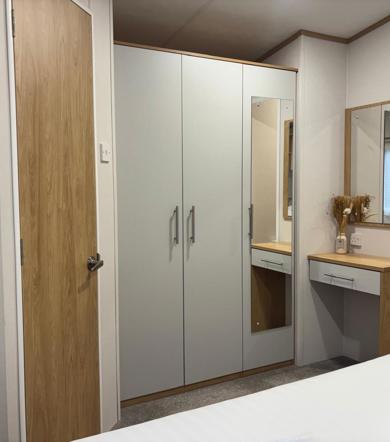 Carnaby Silverdale, master bedroom mirror at Dartmoor View