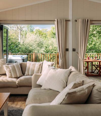 Brokerswood Living And Dining Area With Lake View