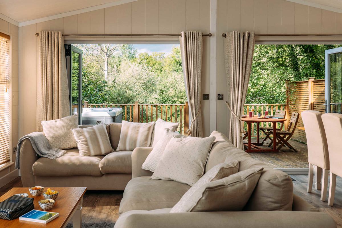 Brokerswood Living And Dining Area With Lake View