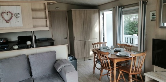 ABI Beachcomber, dining area  at Praa Sands