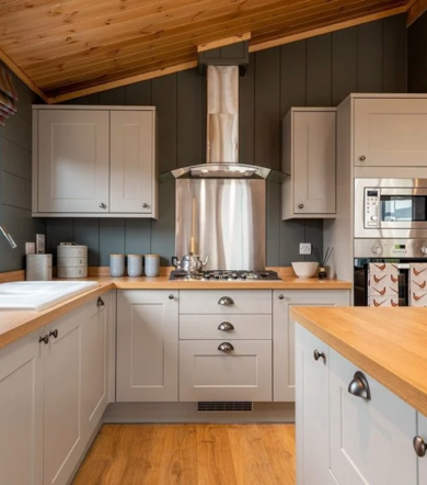 Prestige Foresters, kitchen at Brokerswood